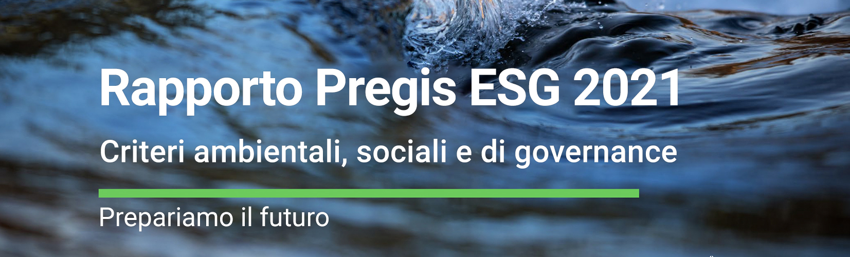 Rapporto Pregis ESG 2021
